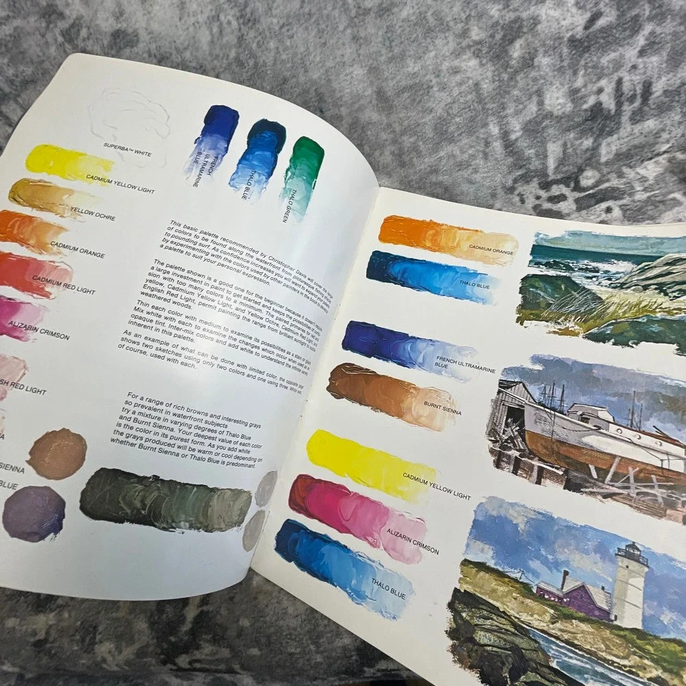 The‎ Art of Seascape Painting Book Grumbacher Oil Watercolor Acrylic